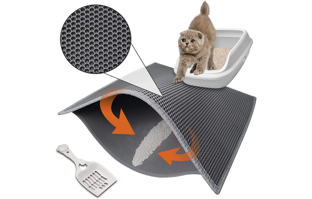 PETWANT/Cat-Litter-Mat-Grey/1